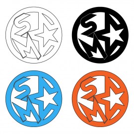 Small Round Logo Sticker