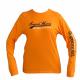 Classic Ladies Orange Long Sleeve T-Shirt