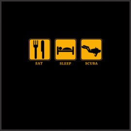 T-Shirt - Eat Sleep Scuba