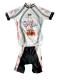 Cycling Set (Tour de Frans) White, Black and some Red
(Sizing: Medium on both)