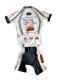 Cycling Set (Tour de Frans) White, Black and some Red
(Sizing: Medium on both)