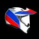 AVG Full Face Helmet AX9 - White/Blue/Red (XXS)