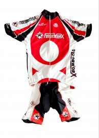 Cycling Riding Gear Set (Floorworx)
Red, White and Black (Both Size Large)