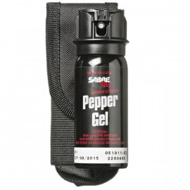 Tactical Pepper Gel with Flip Top & Belt Holster