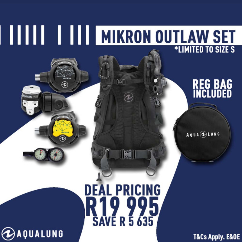 Mikron Outlaw S Set w/Regulator Bag