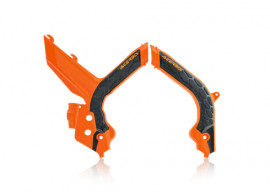 Acerbis X-Grip Frame Protection 19-21 Orange/Black